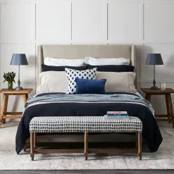 Provincial Home Living Quilt Covers></noscript>Antwerp Linen Quilt Cover -