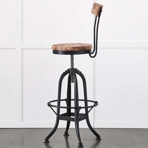 Provincial Home Living Stools>Axle Swivel Stool
