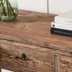 Provincial Home Living Console + Sofa Tables></noscript>4 Drawer Elm Sofa Table