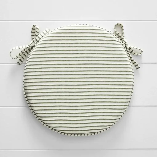 Provincial Home Living Chair Pads>Stripe Chair Pad