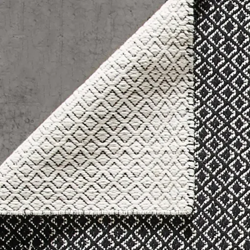 Provincial Home Living Rugs | Soft Furnishings>Jivika Rug - Ivory & Black