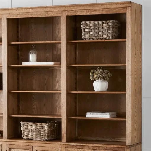 Provincial Home Living Libraries | Libraries>Manhattan 3 Section Library