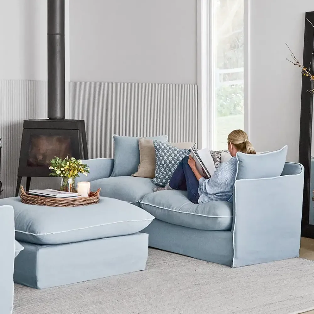 Provincial Home Living Ottomans + Benches>Sorrento Ottoman